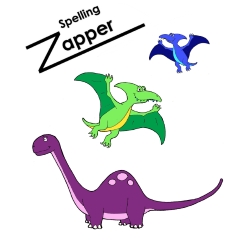 Spelling Zapper dinosaur